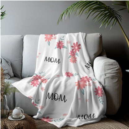 Mothers Day Super Soft Custom Blanket